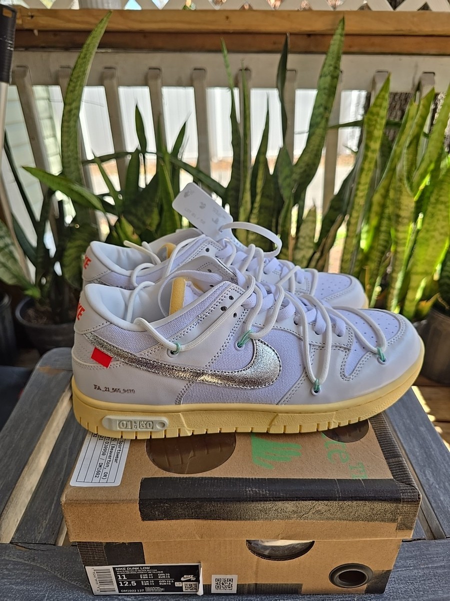 Size 11 - Off-White x Nike Dunk Low Lot 01 of 50 | eBay