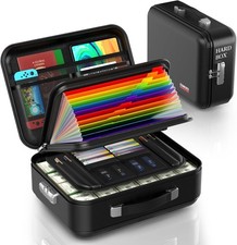 EDMUED Fireproof Document Box Fireproof Water Resistant Hard Case with Com Lock