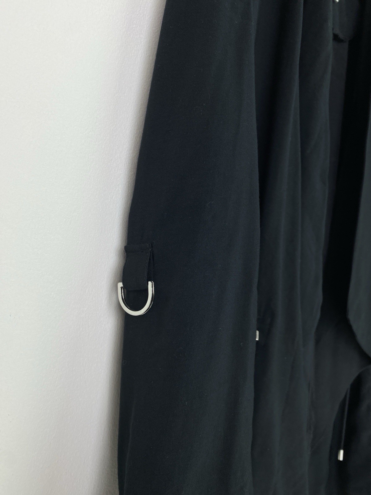 Next Black Plain Waterfall Jacket Lightweight Lon… - image 7