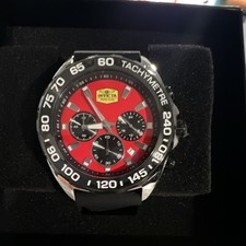 Invicta Men's 47772 Invicta Racing Quartz Chrono Red Dial Black Silicone Watch
