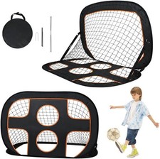 2 in 1 Kinder Fußballtore Pop-Up Faltbare Fußballtor mit Torwand Fußballtraining