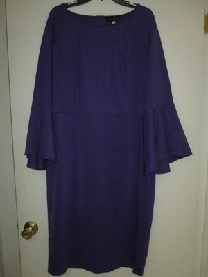 Hannah Nikole dress Polyester Womens Size 22W Purple