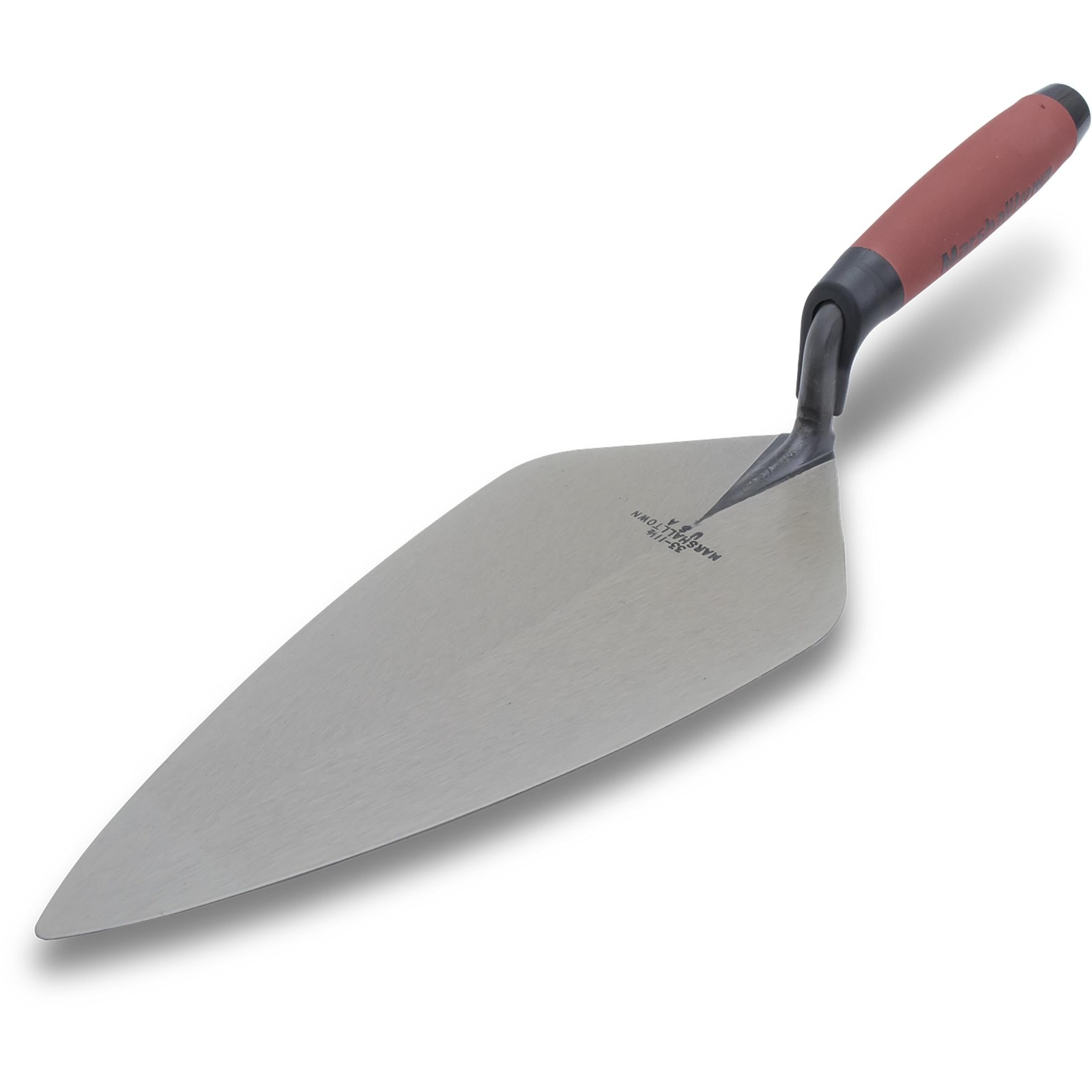 Brick Trowels, London Style, 12 x 5-1/8 Inch, DuraSoft Handle, Brickwork, Blo...