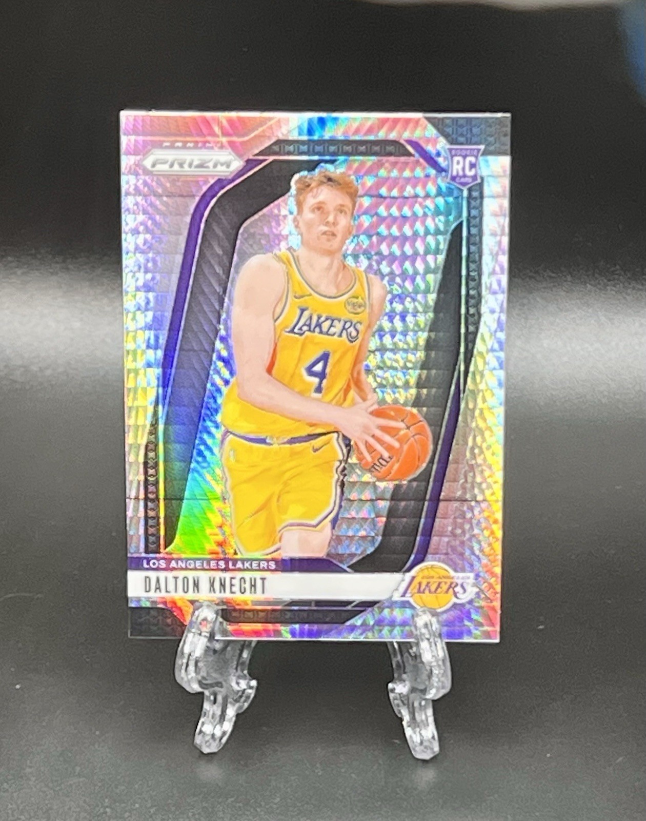 2024-25 Panini Prizm Dalton Knecht #238 Hyper Prizm Rookie RC Lakers