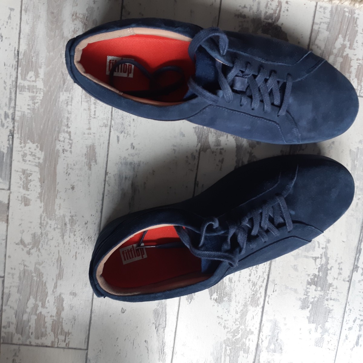 LADIES DARK BLUE FITFLOP SIZE SHOES UK