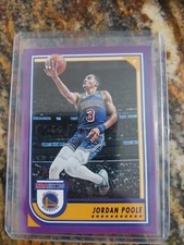 2022-23 NBA Hoops Jordan Poole Purple Parallel #226