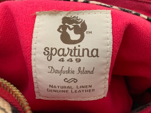 SPARTINA Negro Marfil Cachemira Lino Bandolera Bolso de Mano Cartera con Cartera a Juego - Imagen 6 de 19