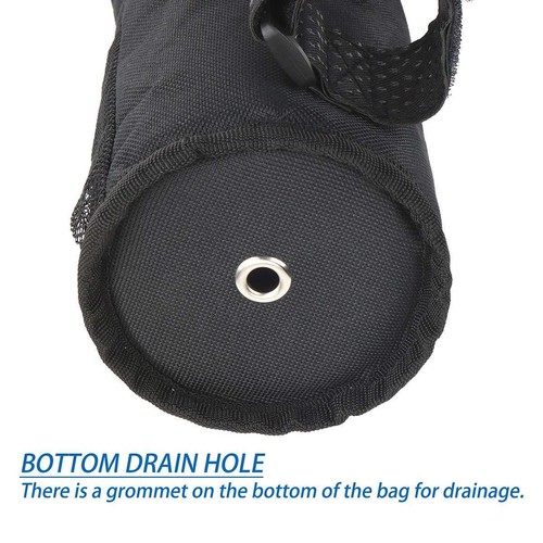 Bike Bicycle Water Bottle Holder Bag Handlebar Cup Drink Holder Stem Bag Black - Picture 6 of 12