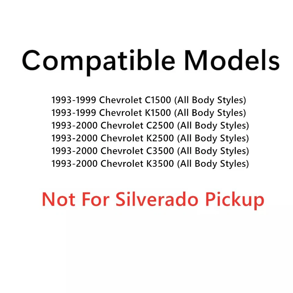 Fit 93-99 Chevrolet 1500/2500/3500 Pickup Passenger Side Right Front Door Glass  Foto 2 de 4