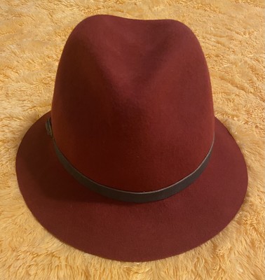 New Anthropologie Genie by Eugenia Kim Deep Red 100% Wool 
