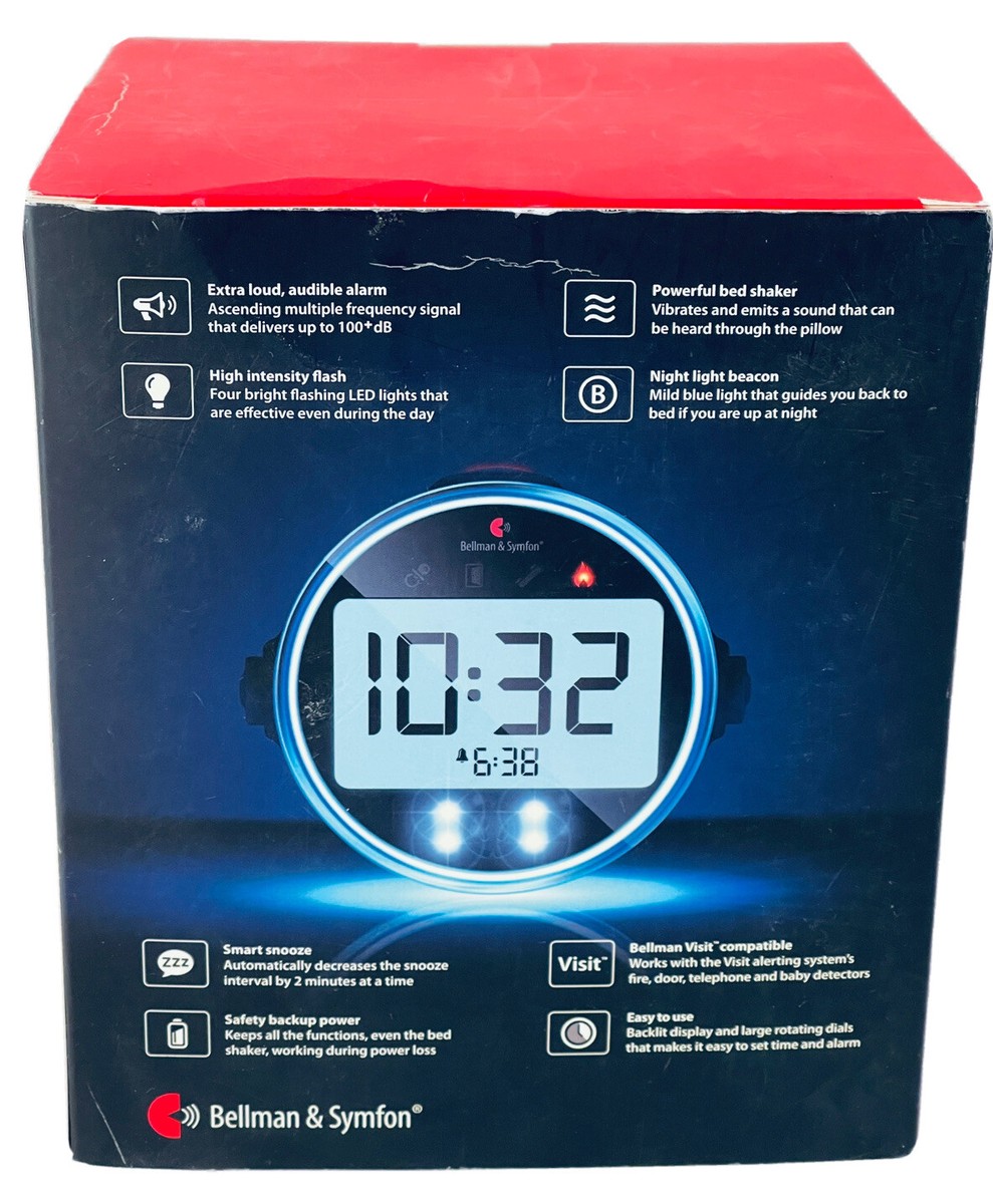 Bellman & Symfon Smart Alert Alarm Clock Visit Model (be1370