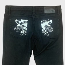 Ed Hardy Women s Jeans 32x31 Black Straight L...