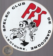Autocollant. Sport. SPELEO CLUB de GASCOGNE à Lectoure