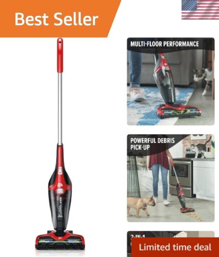 Rechargeable Cordless Stick Vacuum with Easy-Empty Dirt Cup - Pet Hair Solution