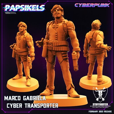Marco Gabriela Cyber Transporter  - Papsikels - Cyberpunk  Sci-Fi 28-32mm