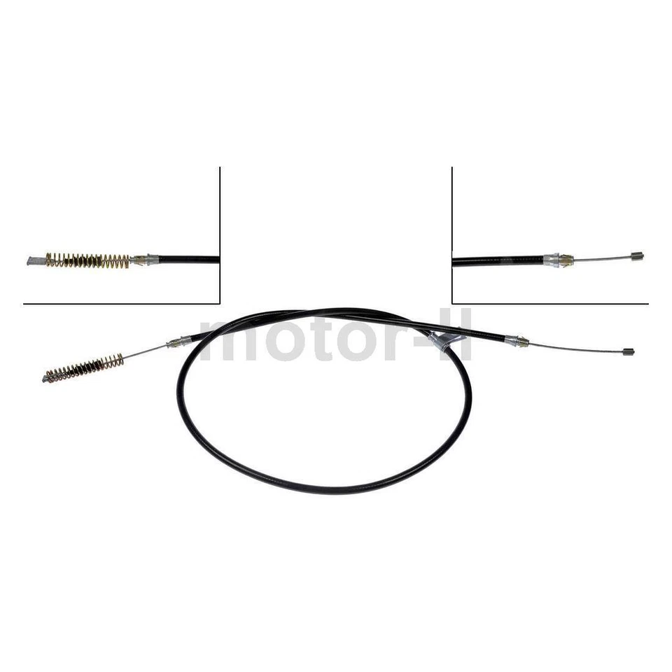 Par de cables de freno de estacionamiento traseros Dorman para GMC Sierra 1500 2003 2002 2001 2000 Foto 3 de 4