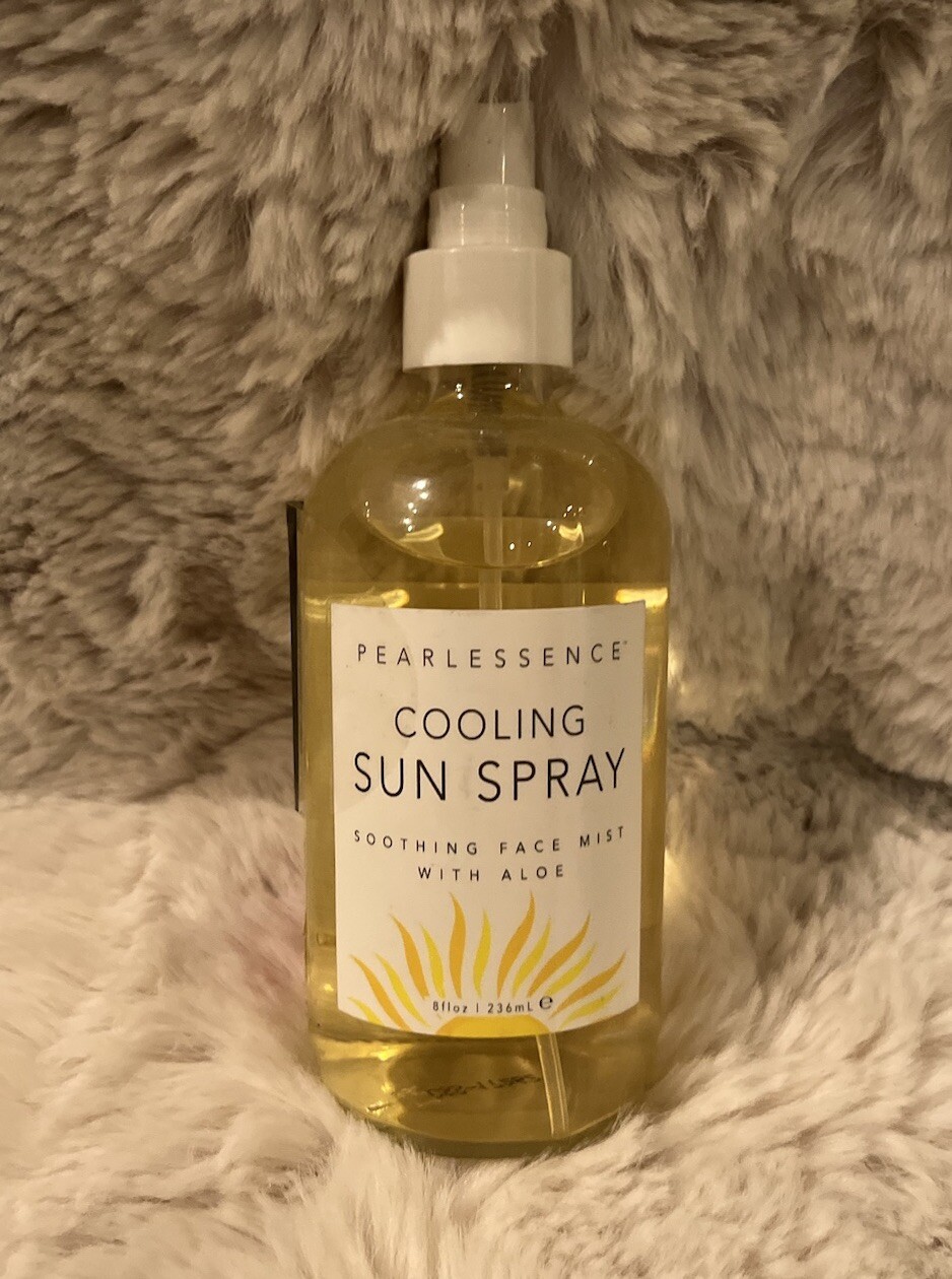 New PEARLESSENCE Cooling Sun Spray Soothing Face Mist 236ML with Aloe