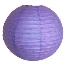 517, Lampion 1 Stk Papier lila rund ca 30 cm Ø China Lampe Laterne
