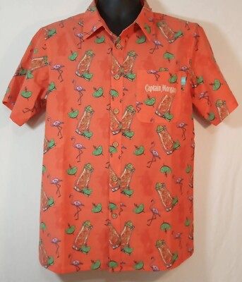 Shinesty Captain Morgan Shirt Medium Short Sleeve 
