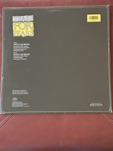 TEARS FOR FEARS - SHOUT (US & UK REMIX) 1985 US SEALED 12” VINYL US Billboard #1 - Picture 21 of 22