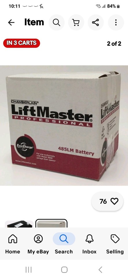 liftmaster-485lm-battery-backup-for-liftmaster-ebay