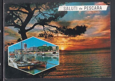 Postcard Greetings from Pescara VIEWS OB122 #