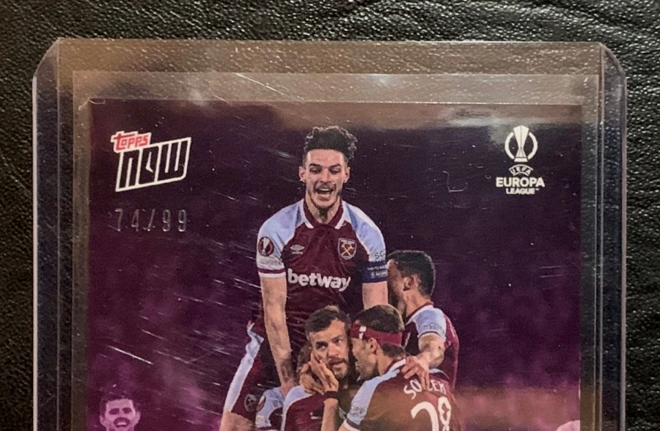 2021-22 Topps NOW Europa #32 | ANDRIY YARMOLENKO | West Ham; PURPLE 74/99 !!! - Image 2 of 3