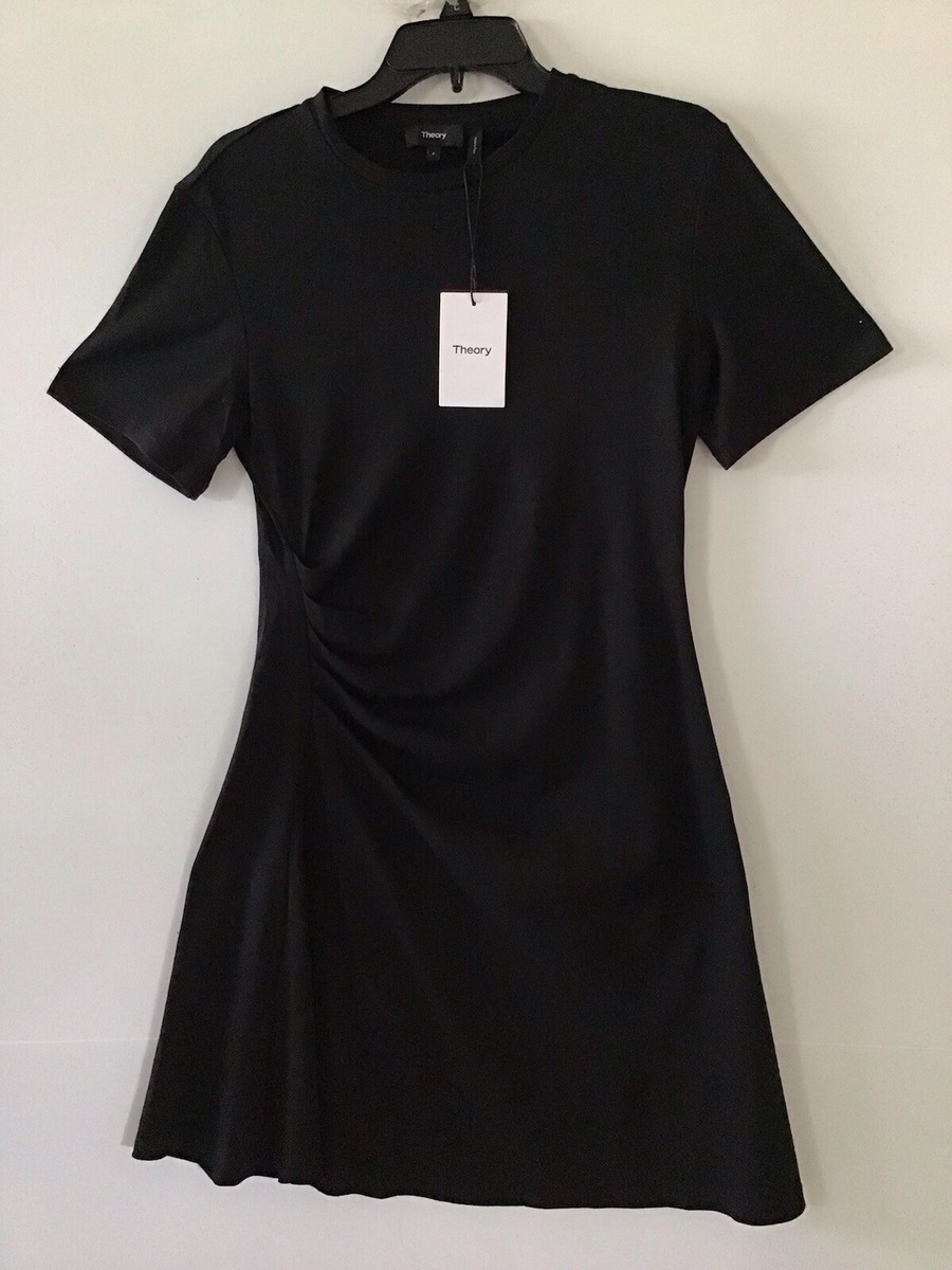 theory t shirt dress Mixed Media T-Shirt Direct Womens Theory T-Shirt Dress Cotton Short