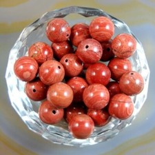Wholesale 500pcs Lot Natural Red Jasper Stone Round Spacer Loose Beads 8mm DIY