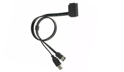 SATA 22-Pin auf eSATA Daten & USB Stromkabel 50CM für 2,5 Zoll Festplatte