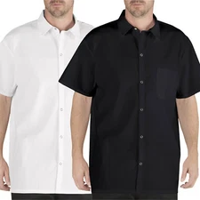 CHEF CODE Multi-purpose Work Shirt, Short Sleeves With Snap Buttons XS-5XL CC125