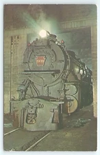 Postcard Pennsylvania Class K4 Pacific No 5439 South Amboy New Jersey 1957 Night