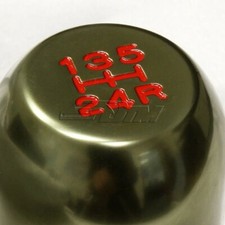 Jdm Gun Metal 5-speed Type-r Style Manual Stick Shift Shifter Knob Universal