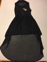 Ali & Kris Sheer Black High Low Swimsuit Cover Up Dress L Sleeveless E45 Ali & Kris Sheer Black High Low Swimsuit Cover Up Dress L Sleeveless E45
