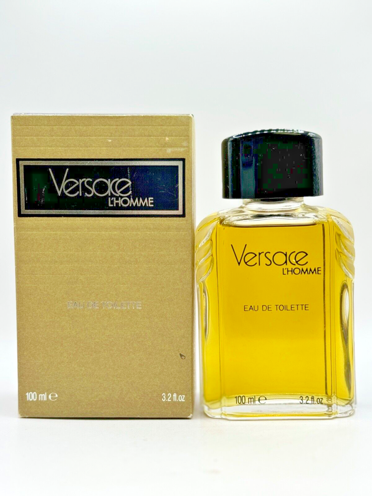 VERSACE L'HOMME BY VERSACE 100ML EDT VINTAGE SPLASH (NEW WITH BOX)