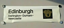Vintage British Rail Carriage destinations label edinburgh THE TALISMAN STEAM 31
