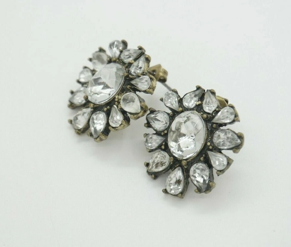 Baublebar white shop earrings