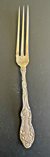 *Rar* Handtuch Sterlingsilber Old English 5" Erdbeergabel (ohne Monogramm)