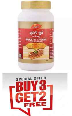 ''Dabur Mulethi (Yashtimadhu) Churna 100g Supports Respiratory & Digestive Health