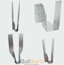 10 x GALVANISED STEEL TIMBER HANGERS FOR CONNECT JOISTS AND STAIRWELL TRIMMING