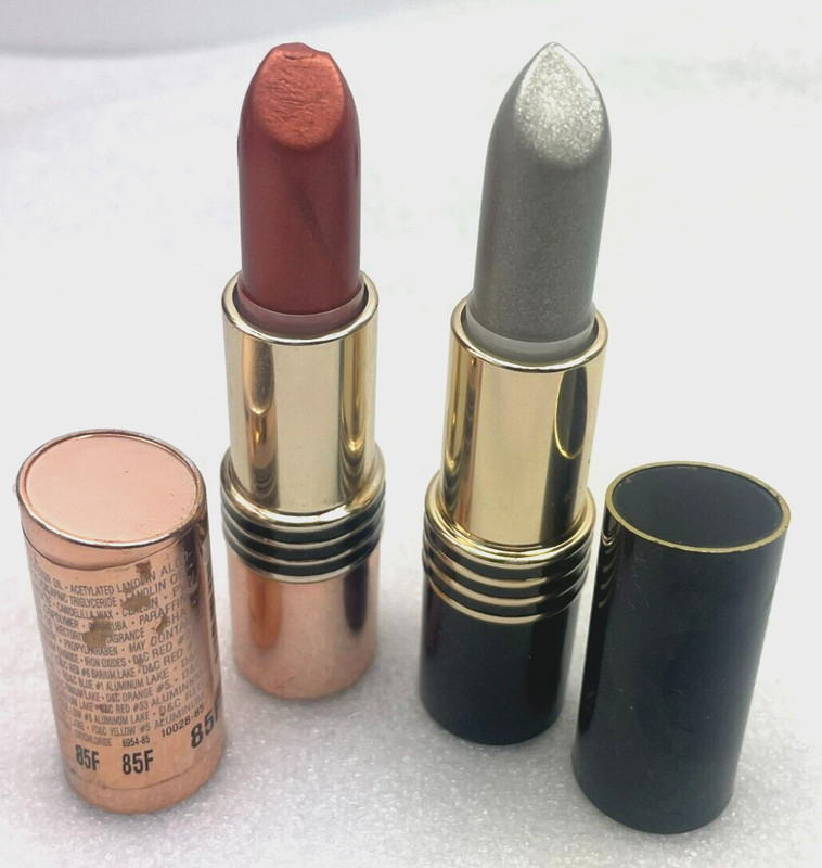 REVLON Super Lustrous Lipstick #85 HIGHBEAM SIENNA+ SILVER STAR *ORIGINAL AS-IS