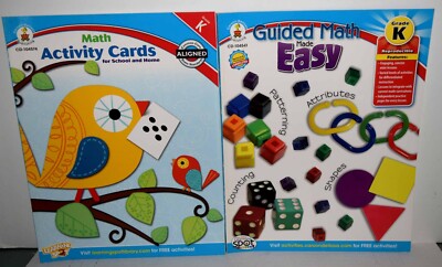 Grade K - 2 books Guided Math Made Easy & Activity Cards 9781609969509 ...