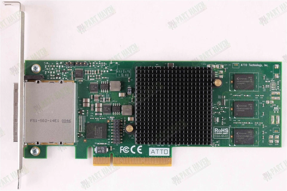 ATTO ExpressSAS R380 RAID PCIe Adapter SAS Controller - Apple XServe/Mac Pro - Image 2 of 4