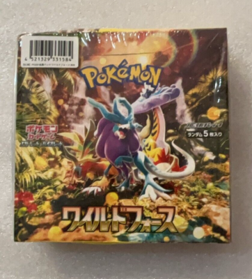 US Seller NEW Japanese Pokemon Card Wild Force Booster Box US Seller NEW Japanese Pokemon Card Wild Force Booster Box