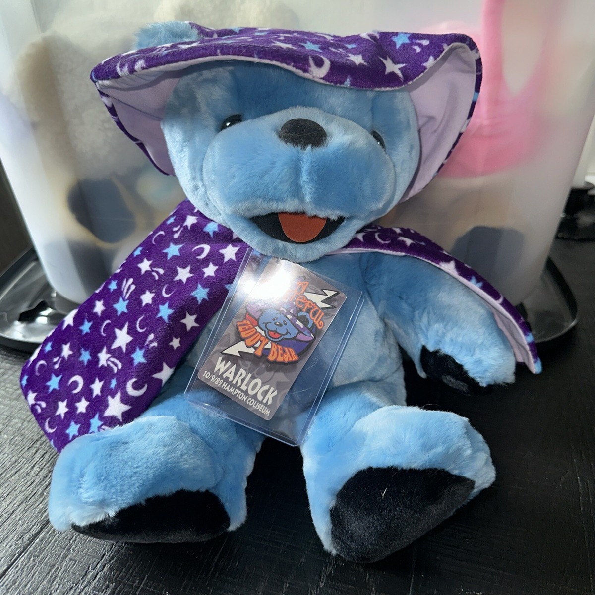 レアchops;Grateful dead bear Grateful Dead Stuffed Large Bear Warlock 10/9/89 | eBay