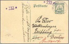 Deutsche Kolonien Ostafrika, 1910, P 23, Brief