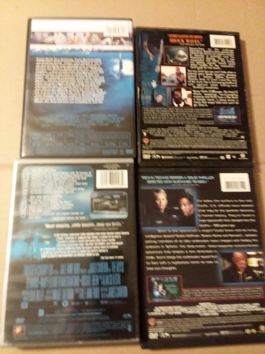 4 Dvd Deep Water Horror Movies,please see photos for movie