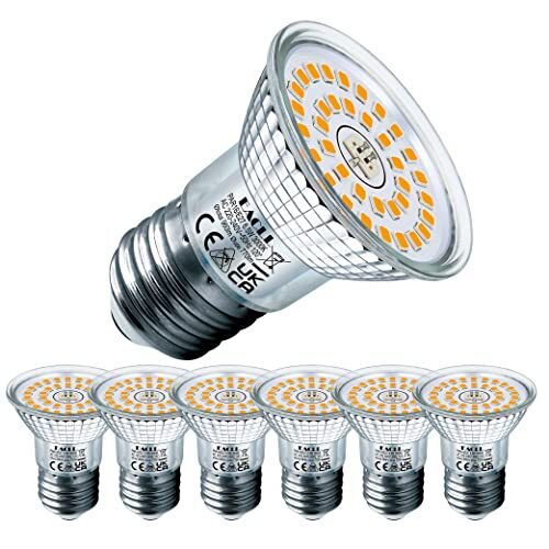 Lampadine E27 LED EACLL 6 Pezzi: Luce Calda e Sicura per Bambini