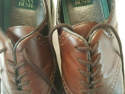 のの MENS DRESS SHOES 10.5M 2 TONE BROWN NUNN BUSH COMFORT SYSTEM 81129