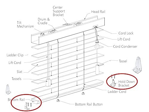 Aazon.co: Cutelec 4pcs Hold Down Brackets With Install Scews Etal - View #2